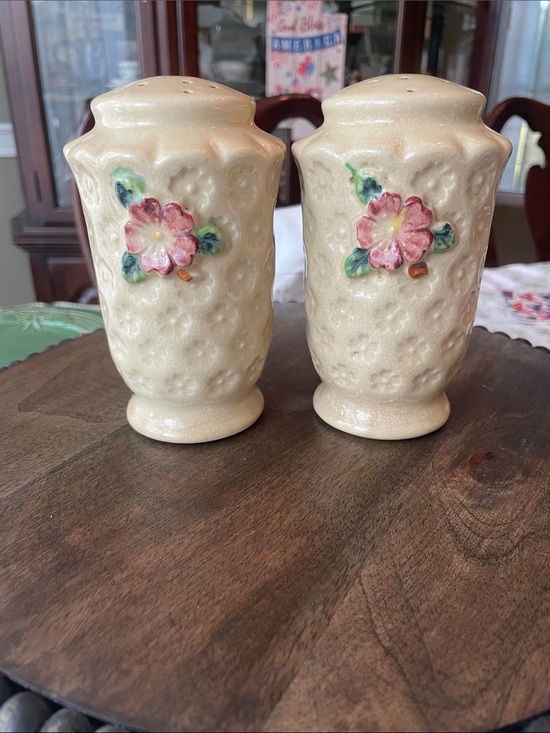 Japan Other - Vintage Large Floral Salt and Pepper Shaker Set - Japan